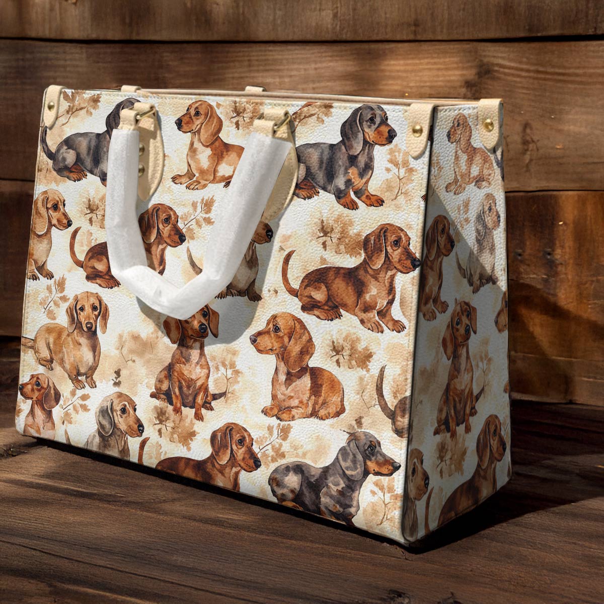 Dachshund Leather Bag Dachshund Dreams