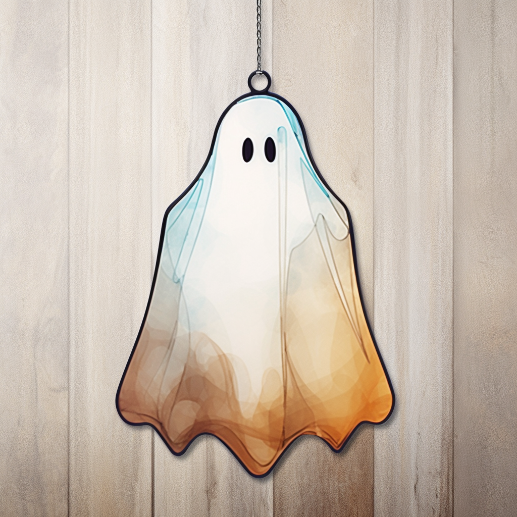 Ornáid Taibhse Gotach Maisiúchán Oíche Shamhna, Taibhsí Gréine, Bronntanas Pearsantaithe, Maisiúchán Titim, Crochadh Balla, Bronntanas Oíche Shamhna, Ornáid Spooky Saincheaptha