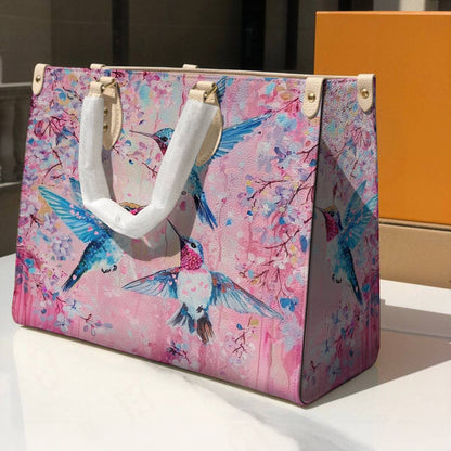 Hummingbird Leather Bag Petal & Flight