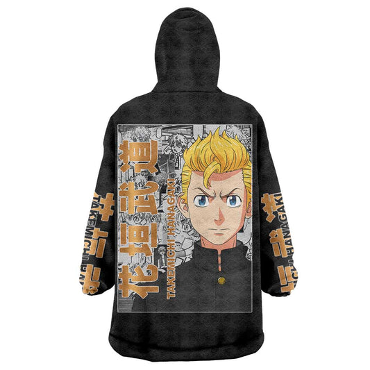 Hanagaki Takemichi Tokyo Revengers Wearable Blanket Hoodie Japan Anime Style TS04