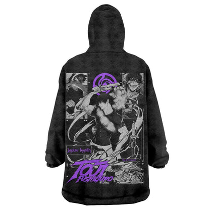 Toji Fushiguro - Jujutsu Kaisen Wearable Blanket Hoodie Anime Style TS04