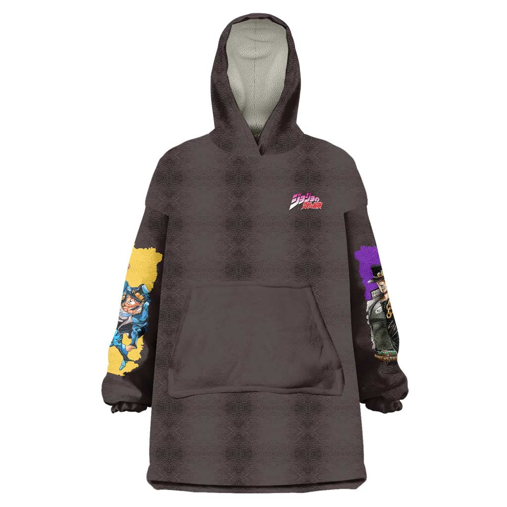 Stardust Crusaders Jojos Bizarre Adventure Wearable Blanket Hoodie Japan Anime Style TS04