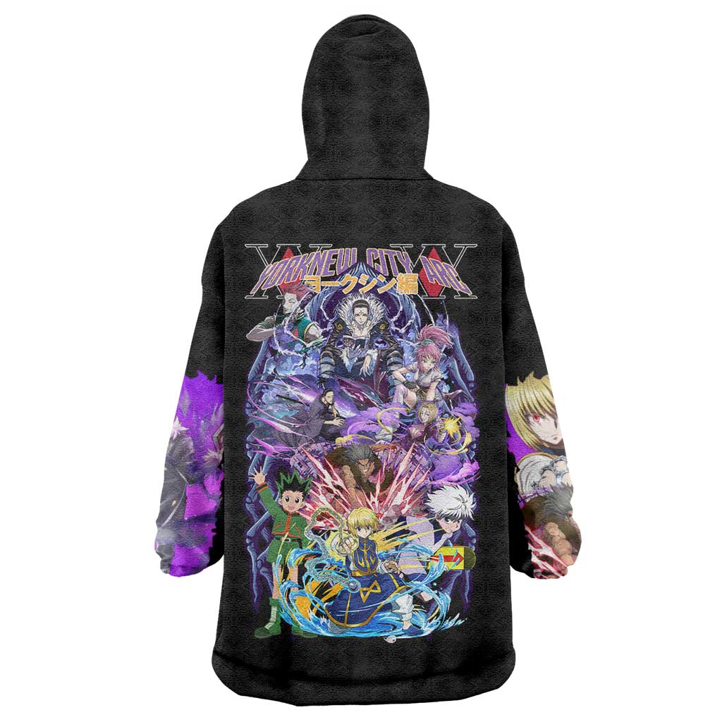 Yorknew City Arc Hunter x Hunter Wearable Blanket Hoodie Japan Anime Style TS04
