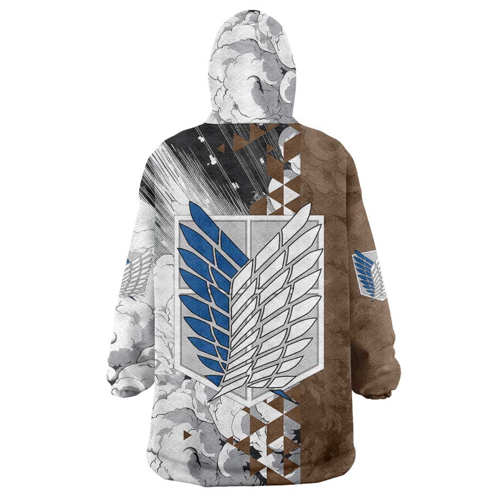 Levi Ackerman - Attack On Titan Wearable Blanket Hoodie Anime Style TS04