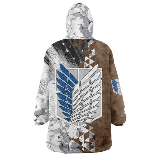 Levi Ackerman - Attack On Titan Wearable Blanket Hoodie Anime Style TS04