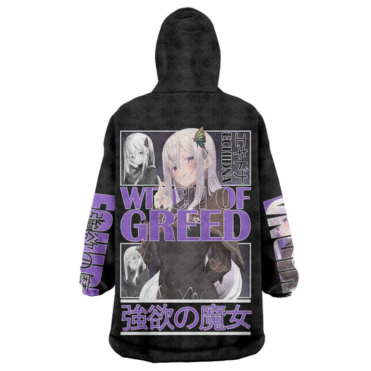 Echidna Re: Zero Wearable Blanket Hoodie Anime Style TS04