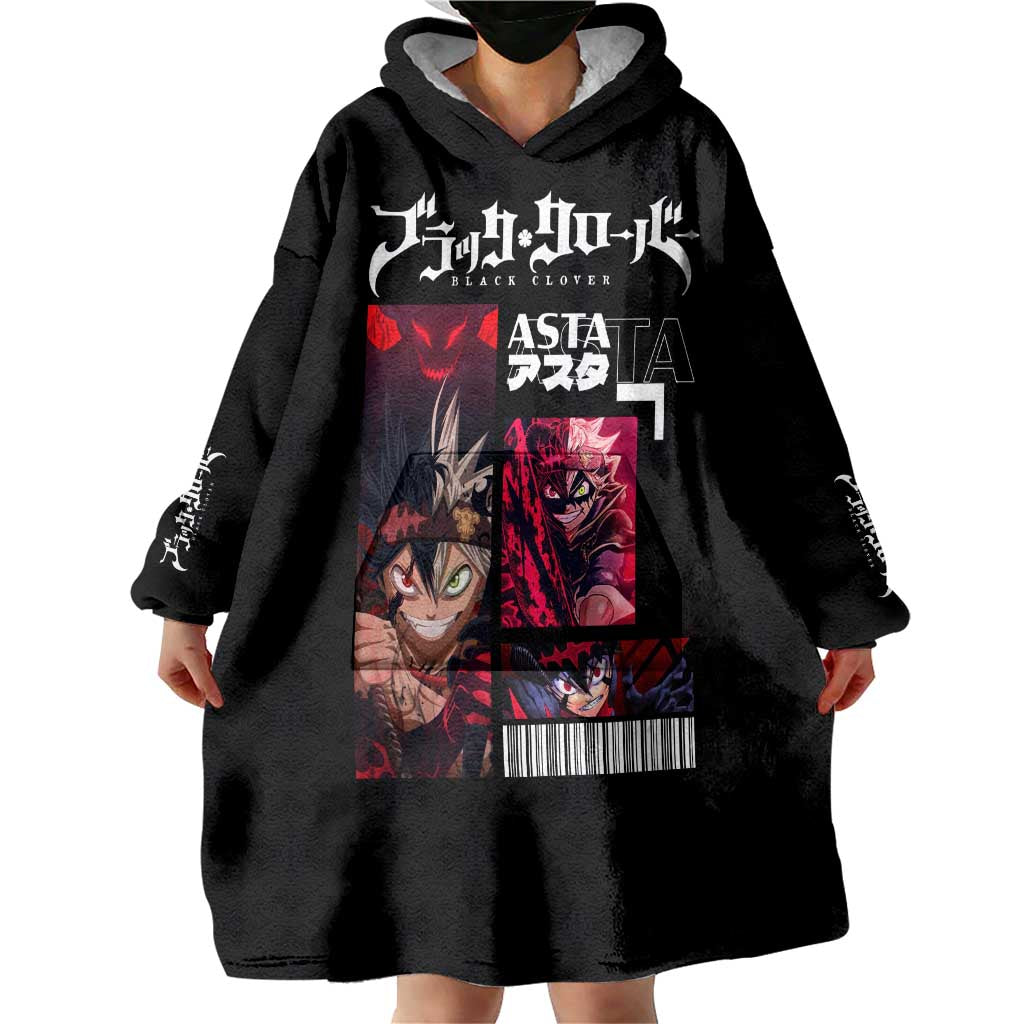 Asta - Black Clover Wearable Blanket Hoodie Anime Style TS04