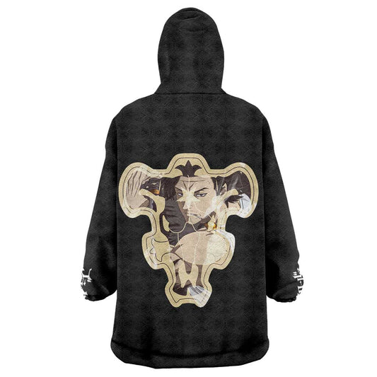 Yami Sukehiro - Black Clover Wearable Blanket Hoodie Anime Style TS04