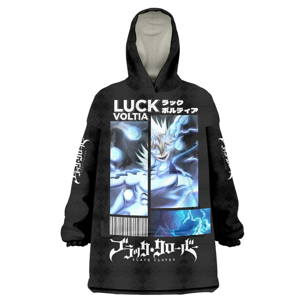 Luck Voltia - Black Clover Wearable Blanket Hoodie Anime Style TS04