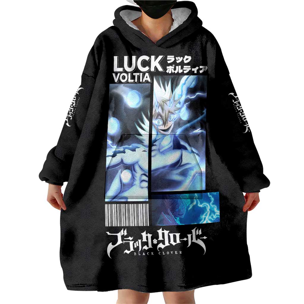Luck Voltia - Black Clover Wearable Blanket Hoodie Anime Style TS04
