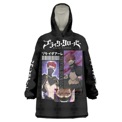 Zora Ideale - Black Clover Wearable Blanket Hoodie Anime Style TS04