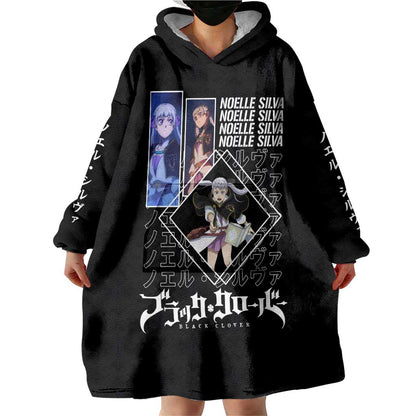 Noelle Silva - Black Clover Wearable Blanket Hoodie Anime Style TS04