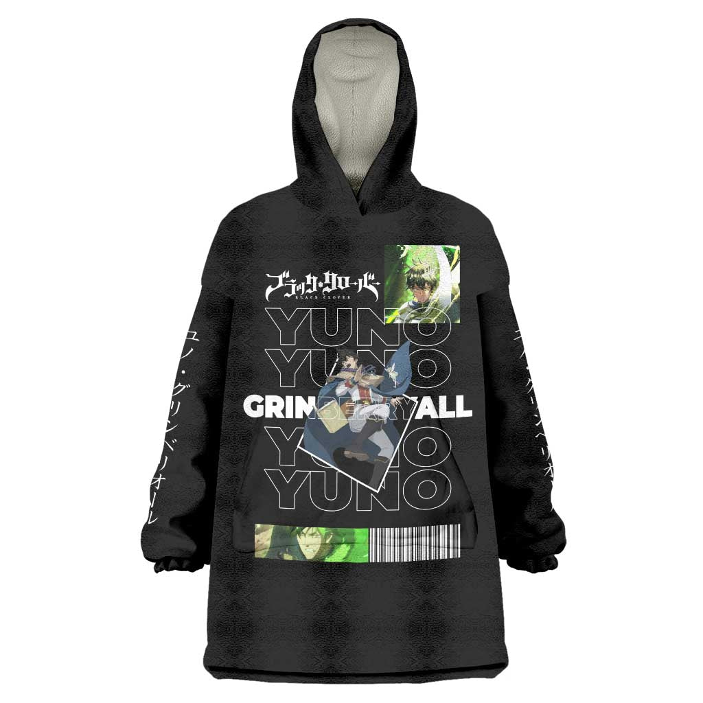 Yuno Grinberryall - Black Clover Wearable Blanket Hoodie Anime Style TS04