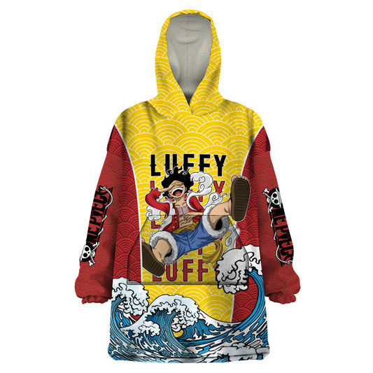 Luffy - One Piece Wearable Blanket Hoodie Anime Japan Style TS04
