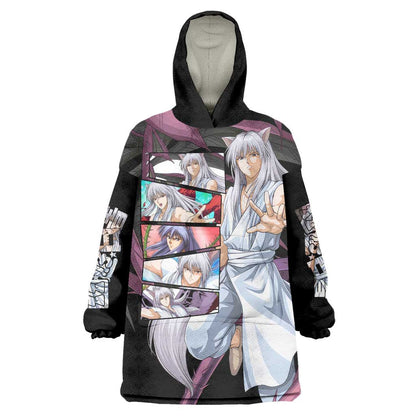 Youko Kurama - YuYu Hakusho Wearable Blanket Hoodie Anime Style TS04