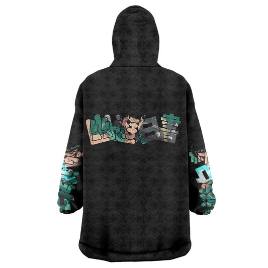 Yusuke Urameshi - YuYu Hakusho Wearable Blanket Hoodie Anime Style TS04