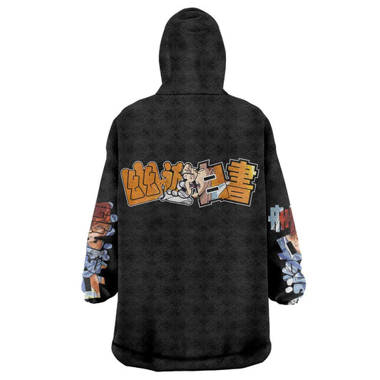 Kazuma Kuwabara - YuYu Hakusho Wearable Blanket Hoodie Anime Style TS04