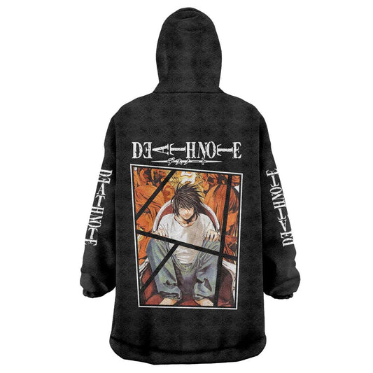L Lawliet - Death Note Wearable Blanket Hoodie Anime Style TS04