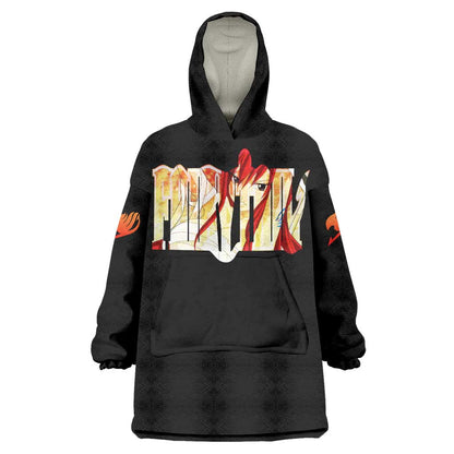 Erza Scarlet - Fairy Tail Wearable Blanket Hoodie Anime Style TS04