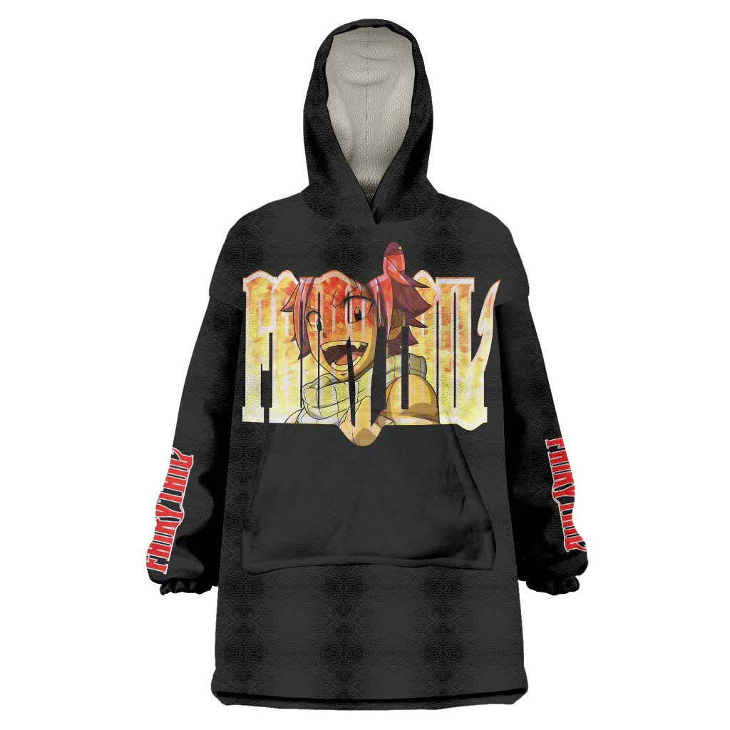 Natsu Dragneel - Fairy Tail Wearable Blanket Hoodie Anime Style TS04