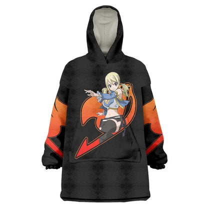 Lucy Heartfilia - Fairy Tail Wearable Blanket Hoodie Anime Style TS04