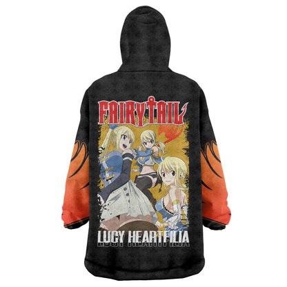 Lucy Heartfilia - Fairy Tail Wearable Blanket Hoodie Anime Style TS04