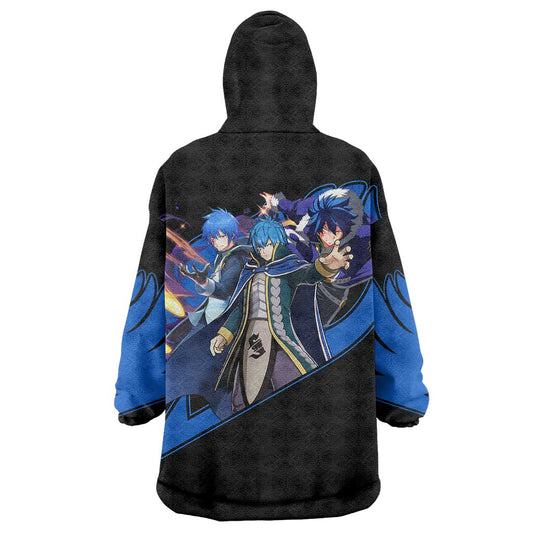 Jellal Fernandes - Fairy Tail Wearable Blanket Hoodie Anime Style TS04