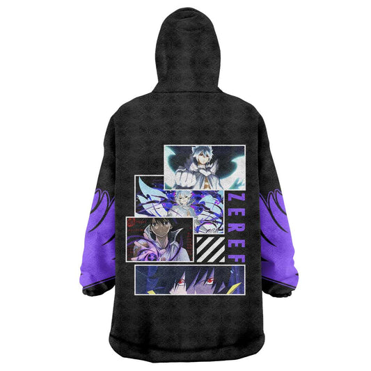 Zeref Dragneel - Fairy Tail Wearable Blanket Hoodie Anime Style TS04