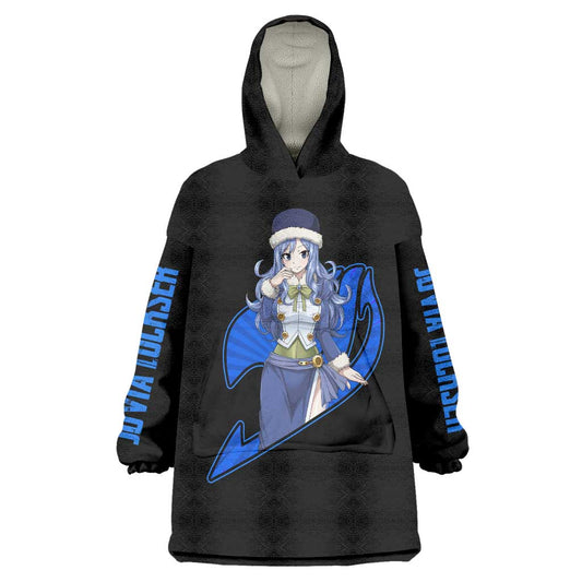 Juvia Lockser - Fairy Tail Wearable Blanket Hoodie Anime Style TS04