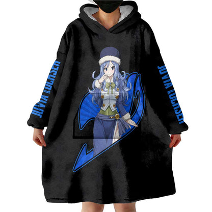 Juvia Lockser - Fairy Tail Wearable Blanket Hoodie Anime Style TS04