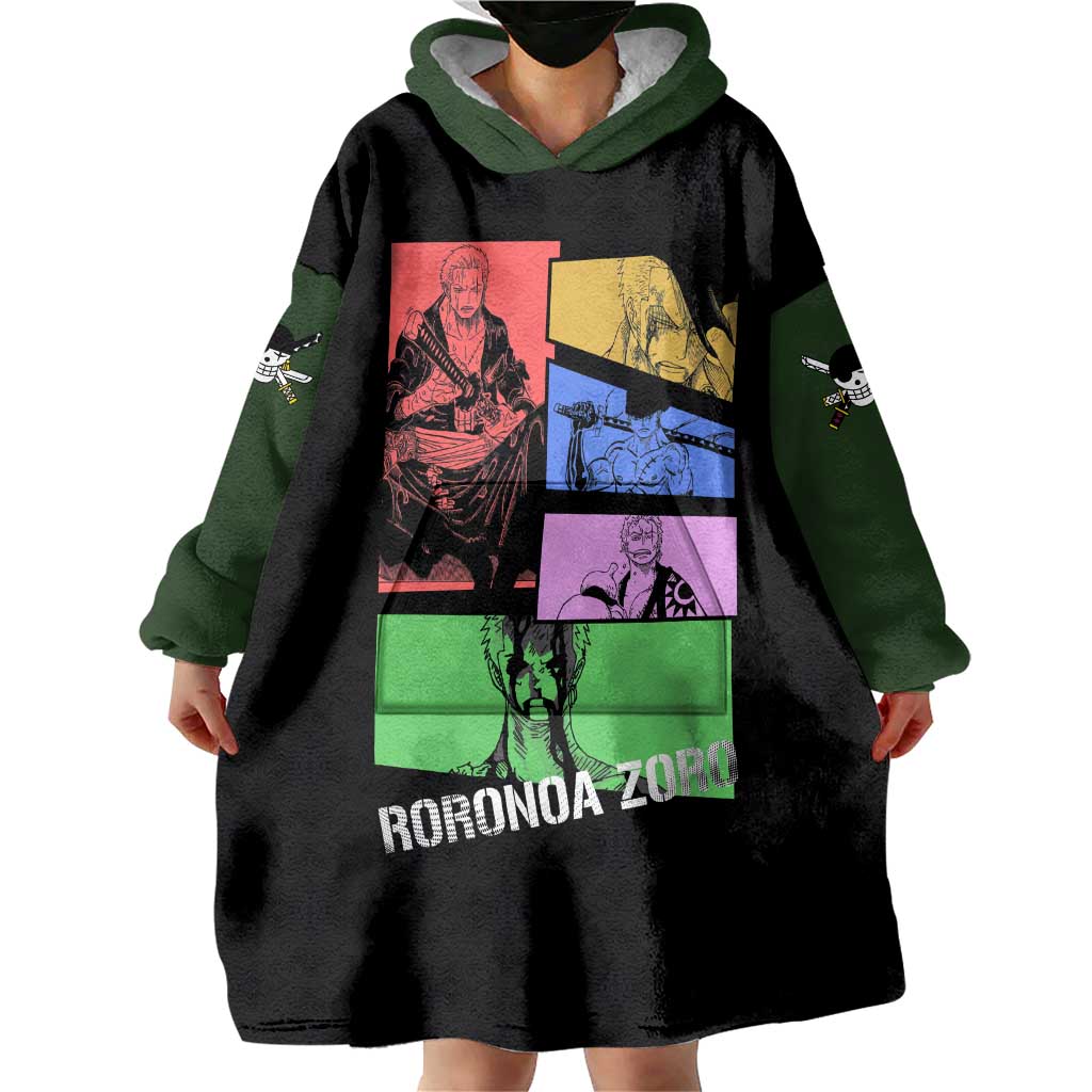 Roronoa Zoro - One Piece Wearable Blanket Hoodie Anime Style TS04
