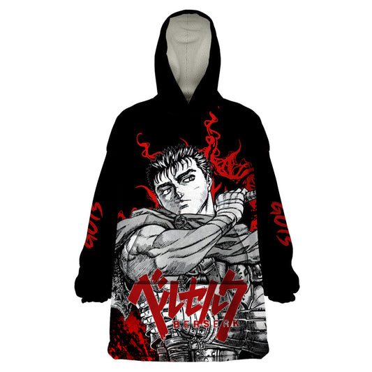 Guts Wearable Blanket Hoodie Berserk TS04