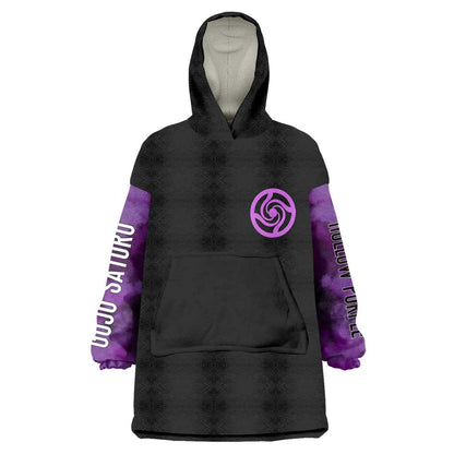 Gojo Satoru Hollow Purple Jujutsu Kaisen Wearable Blanket Hoodie Anime Style TS04