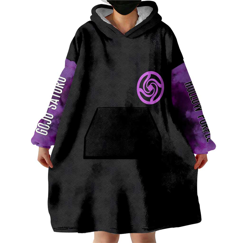 Gojo Satoru Hollow Purple Jujutsu Kaisen Wearable Blanket Hoodie Anime Style TS04