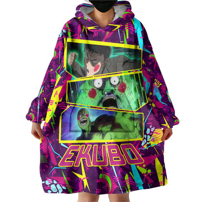 Ekubo - Mob Psycho 100 Wearable Blanket Hoodie Anime Style TS04