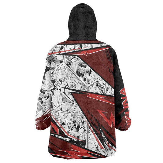 Ryomen Sukuna - Jujutsu Kaisen Wearable Blanket Hoodie Anime Mix Manga Style TS04