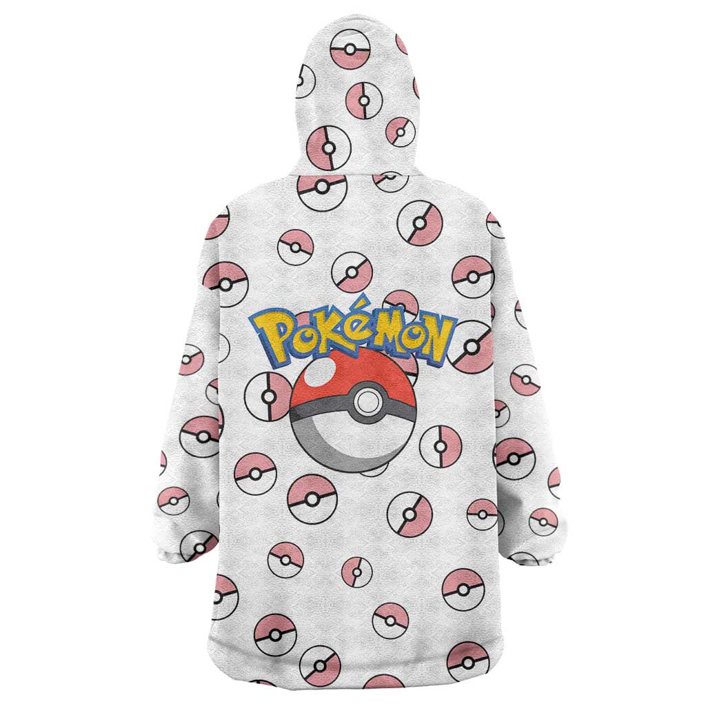 Sylveon - Poke Ball Wearable Blanket Hoodie Anime Style TS04
