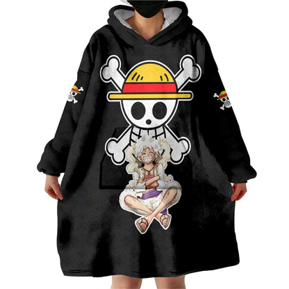 Nika Gear 5th Luffy - One Piece Wearable Blanket Hoodie Anime Style TS04