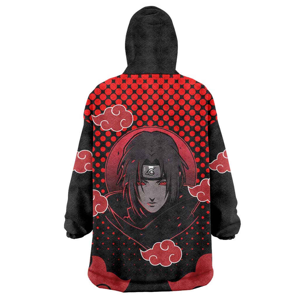 Akatsuki Itachi - Natuto Wearable Blanket Hoodie Anime Style TS04