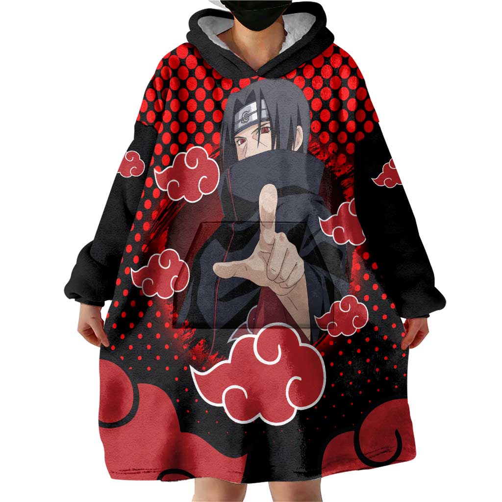 Akatsuki Itachi - Natuto Wearable Blanket Hoodie Anime Style TS04