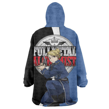 Hawkeye Riza - Fullmetal Alchemist Wearable Blanket Hoodie Anime Style TS04