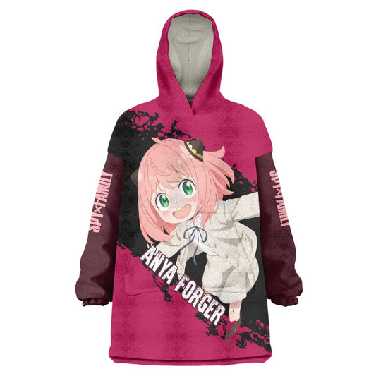 Anya - Spy X Family Wearable Blanket Hoodie Anime Style TS04