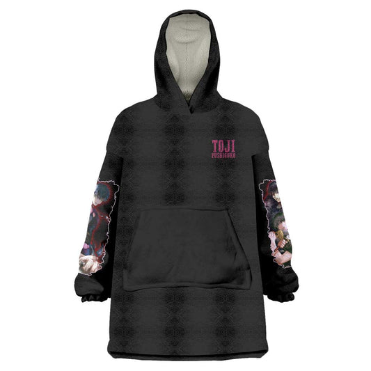 Fushiguro Toji V2 Jujutsu Kaisen Wearable Blanket Hoodie Japan Anime Style TS04