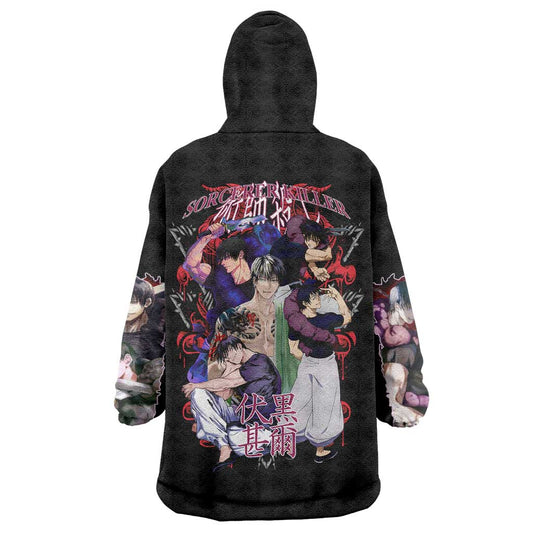 Fushiguro Toji V2 Jujutsu Kaisen Wearable Blanket Hoodie Japan Anime Style TS04