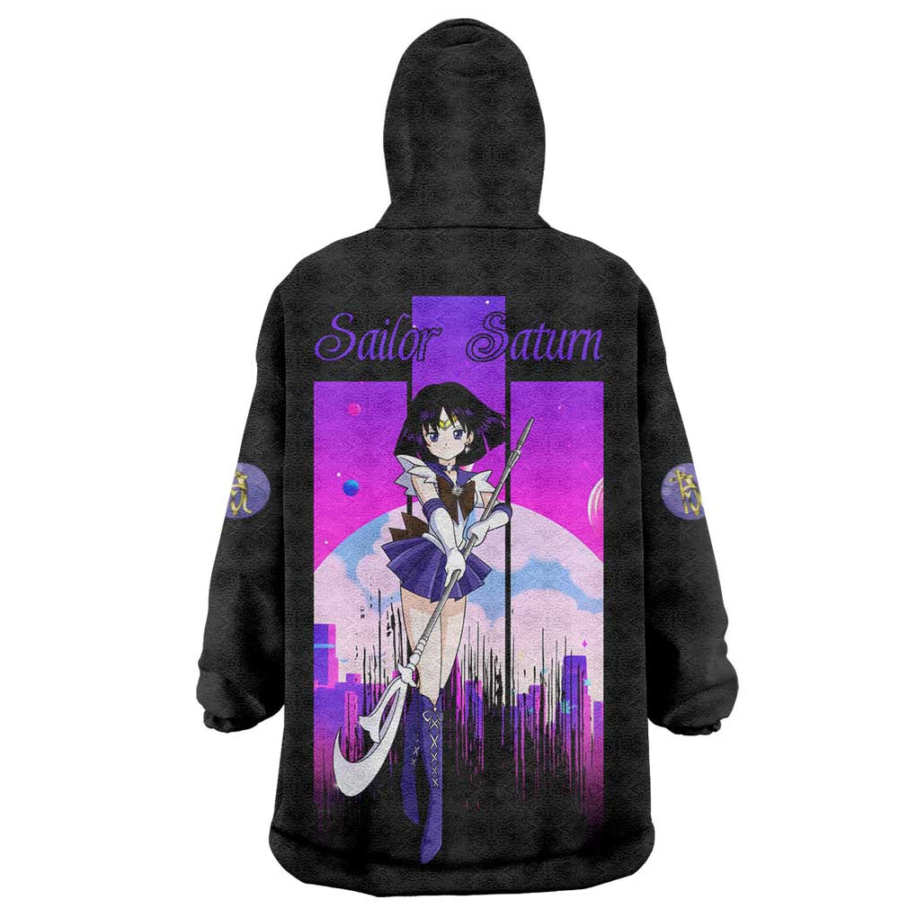 Saturn - Sailor Moon Wearable Blanket Hoodie Anime Style TS04