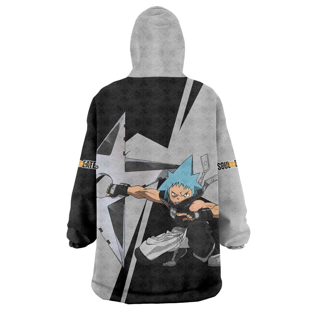 Black Star Soul Eater Wearable Blanket Hoodie Anime Style TS04