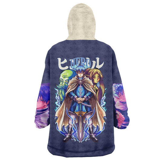 Himmel Frieren Beyond Journeys End Wearable Blanket Hoodie Japan Anime Style TS04