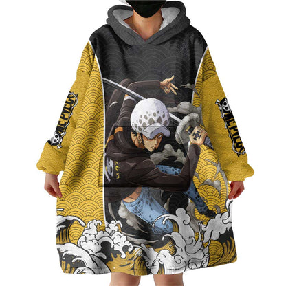 Trafalgar Law - One Piece Wearable Blanket Hoodie Anime Style TS04