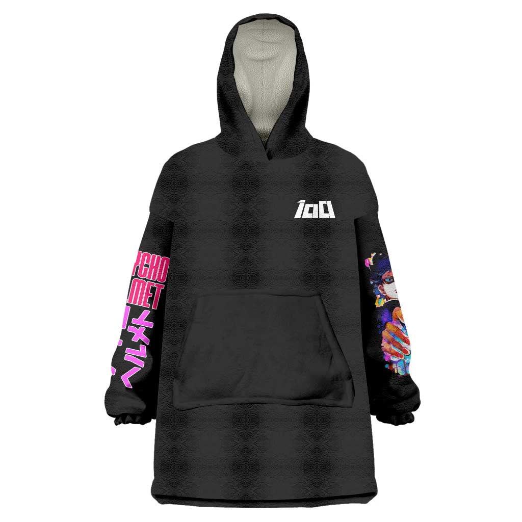 Shigeo Kageyama V4 Mob Psycho 100 Wearable Blanket Hoodie Japan Anime Style TS04
