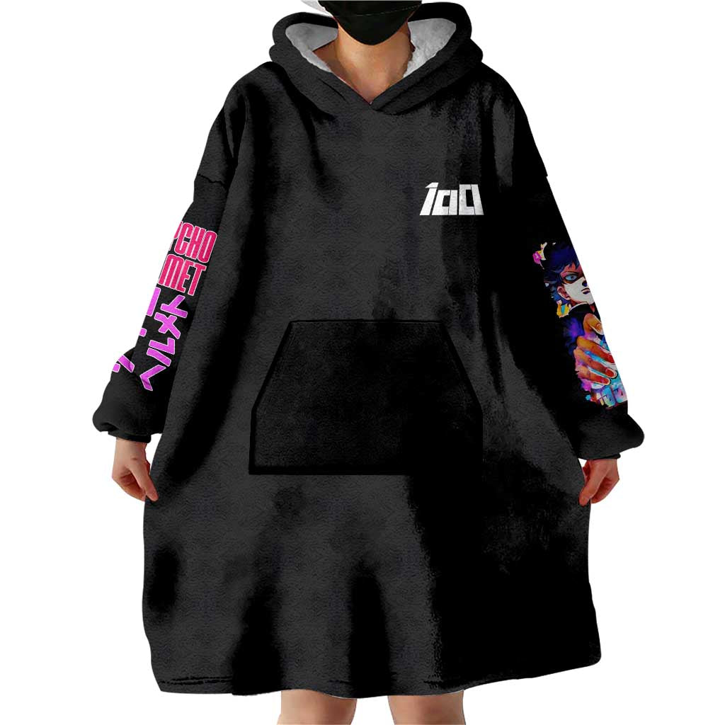 Shigeo Kageyama V4 Mob Psycho 100 Wearable Blanket Hoodie Japan Anime Style TS04
